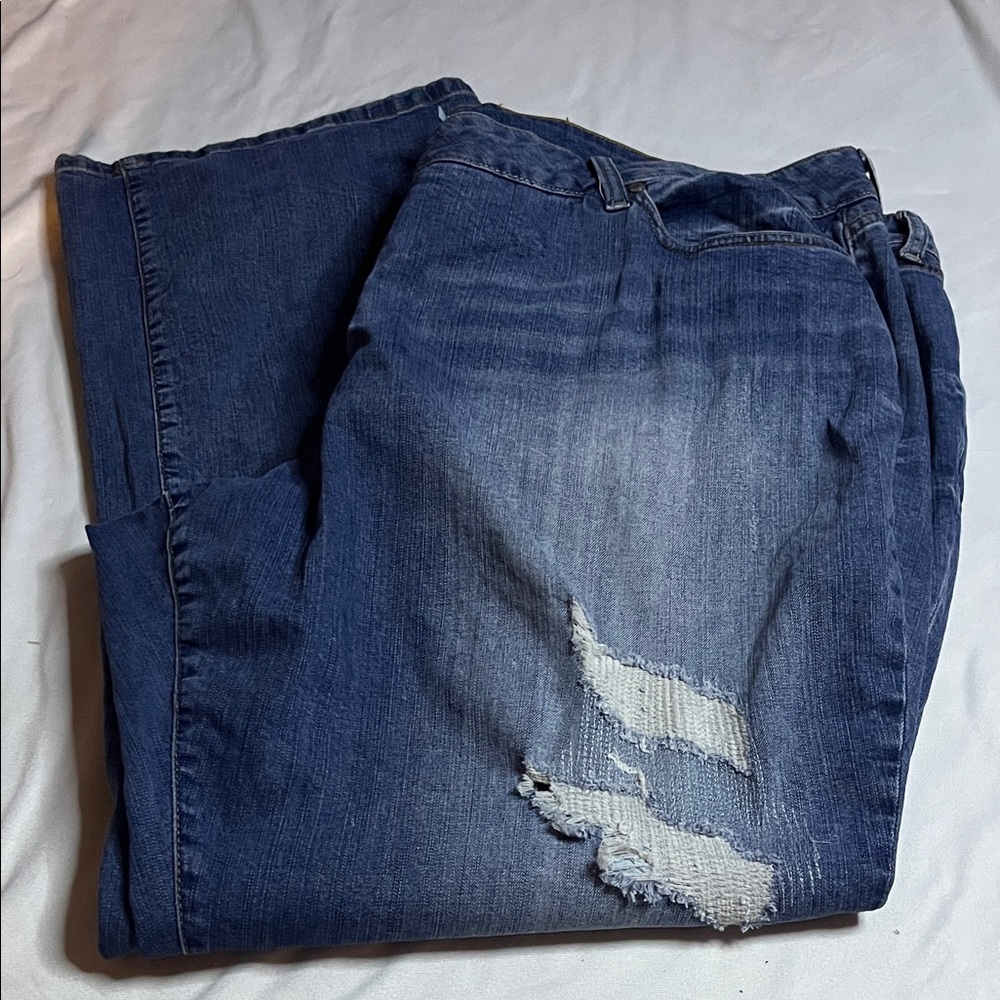 Torrid Distressed BootCut Jeans